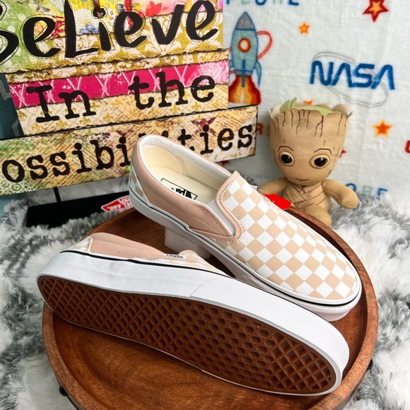 VANS CHECKERBOARD FRAPPE CLASSIC SLIP ON - Picture 7 of 14